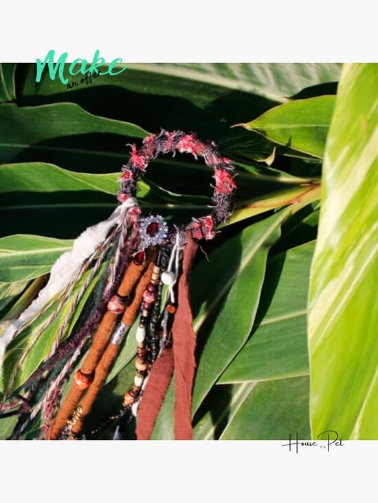 Handmade Dreadlock Hair Ties for Braids Curls - Loc Jewelry Ponytail Holders main image 5